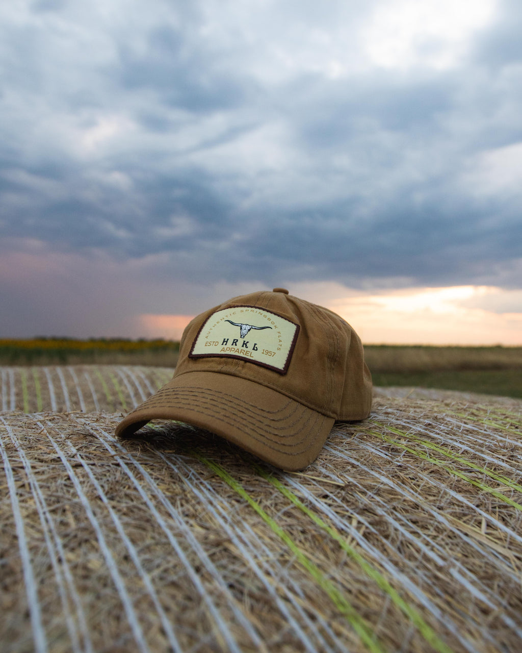 Waxed Cotton Canvas 6 Panel Adjustable Cap